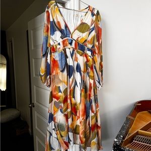 SOLD - Gingham & Heels Midi Dress